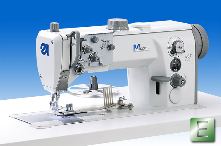 Single needle lockstitch machine