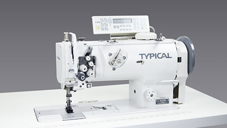 Two Needle Compound Feed Lockstitch Sewing Machine   