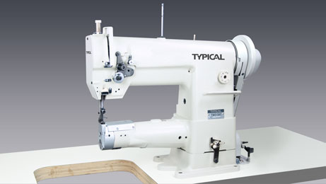  Cylinder Arm Compound Feed Sewing Machine with Vertical Hook