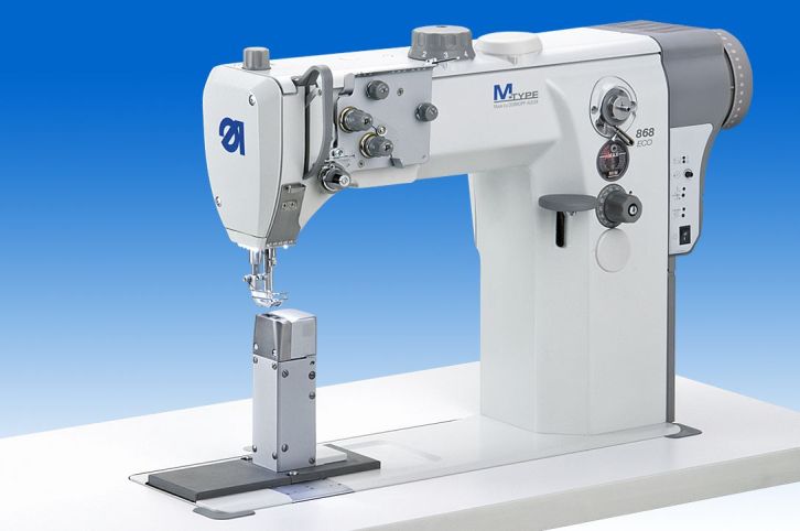  Single needle lockstitch post bed machine (right post)