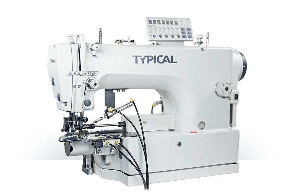 Direct-drive cylinder arm needle feed lockstitch sewing machine for hemming the bottom of jeans